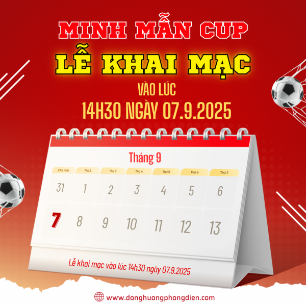 Lễ khai mạc Minh Mẫn Cup 2025