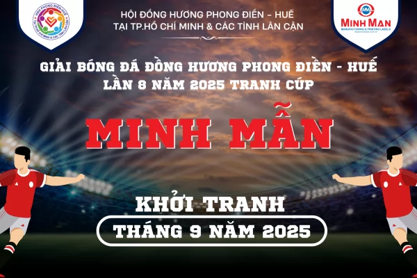 Điều lệ giải bóng đá ĐH Phong Điền năm 2025 tranh Cúp Minh Mẫn