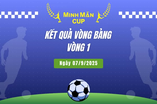 Kết quả thi đấu vòng bảng - Vòng 1 ngày 7-9-2025