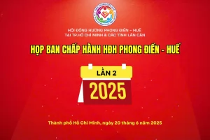 Ban Chấp hành HĐH Phong Điền họp tổng kết sự kiện 8/6 và triển khai Giải bóng đá Minh Mẫn Cúp 2025