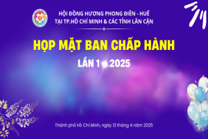 Họp Ban chấp hành HĐH Phong Điền - Huế Lần 1 năm 2025